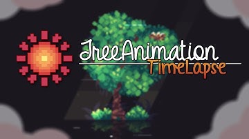 Pixel Art║Tree Animation║Time Lapse║Speed Art