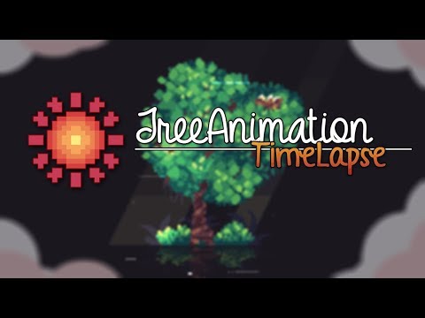 Pixel Art║Tree Animation║Time Lapse║Speed Art