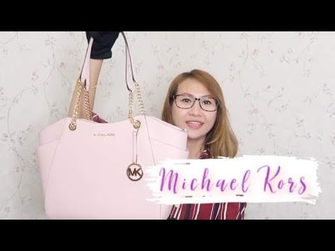 MICHAEL KORS JET SET TRAVEL LARGE CHAIN SHOULDER TOTE IN LEATHER REVIEW 