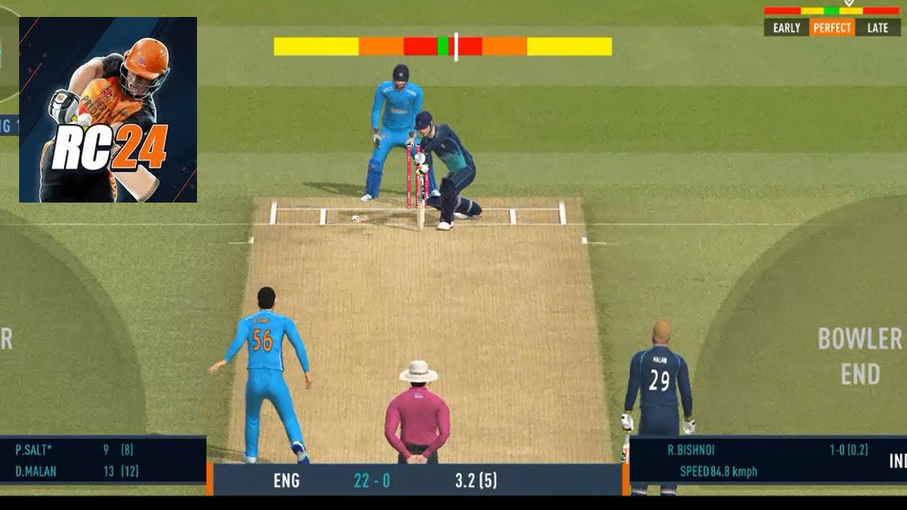5 Over Match India Vs England Real Cricket 2024 Gameplay New Update