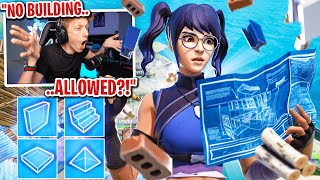 I got 100 FANS to scrim with NO BUILDING for $100 in Fortnite... (funniest scrim ever)
