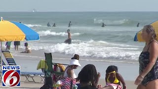 Beachgoers pack Daytona Beach as rip current threat continues