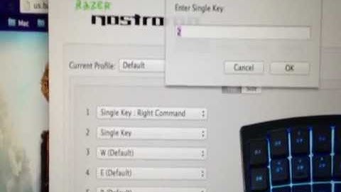 Razer Nostromo Key setup BUG!