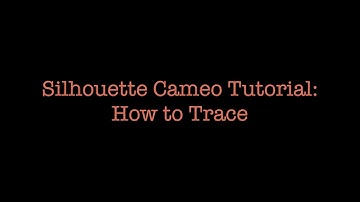 Silhouette Cameo Tutorial: How to Trace & Make A Layered Design