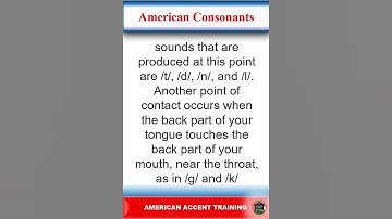American Consonants 2 | American Accent Training | English Pronunciation #english  #pronunciation