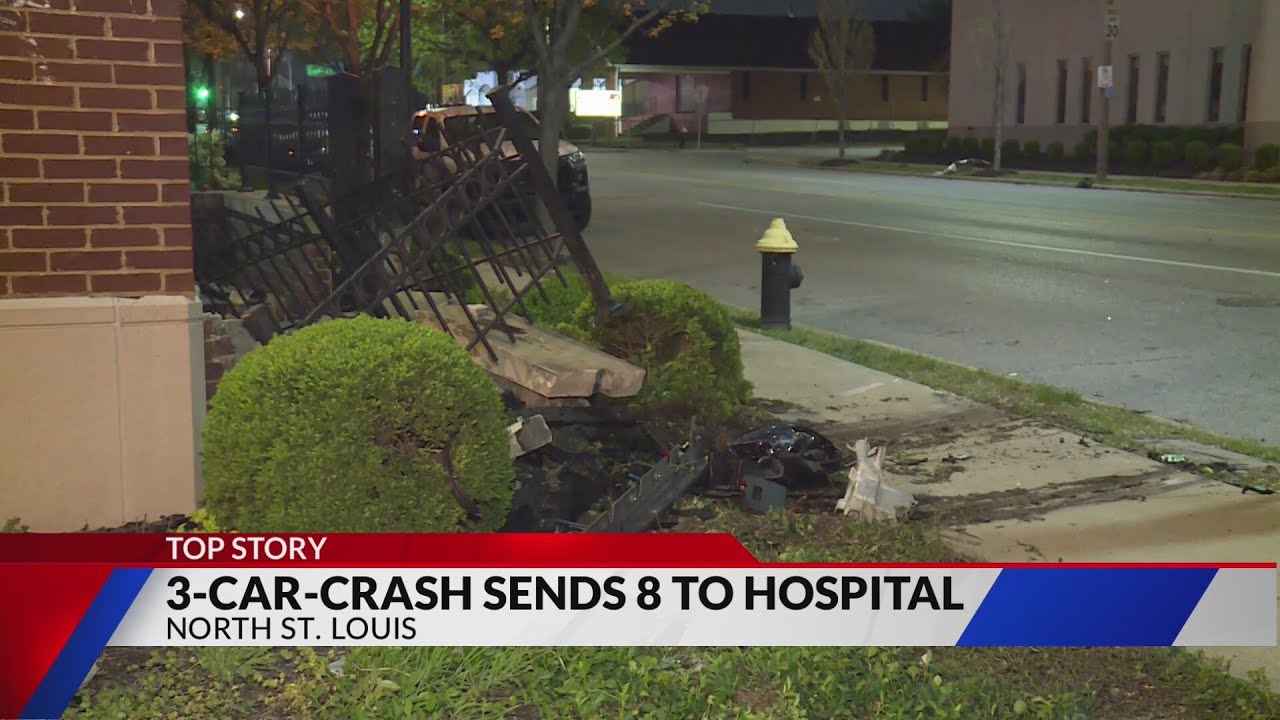 8 people injured in multi-vehicle crash after race in north St. Louis ...