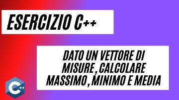 Esercizi in C++ sugli array: misurazioni di temperatura, massimo, minimo, media