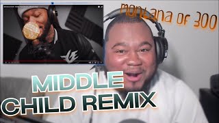 REACTION | Montana Of 300 - Middle Child (Remix) (Official Video)