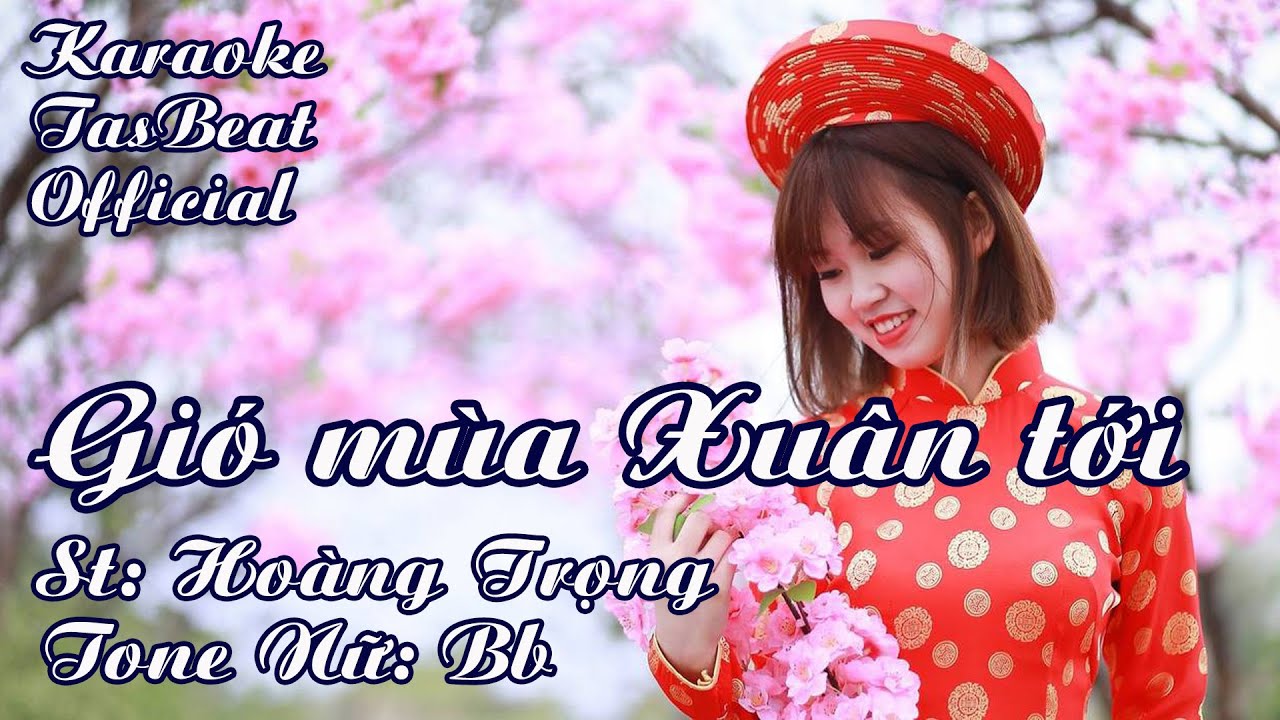 Karaoke Gió Mùa Xuân Tới Tone Nữ | TAS BEAT
