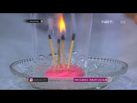 Cara Hesti menunjukkan Hukum Gas Alam