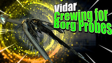 Borg Probe Grinding | Crewing the Vidar in Star Trek Fleet Command | Level 25 through 33 Borg Probes