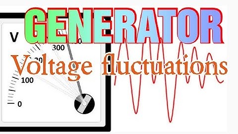 Generator voltage fluctuations