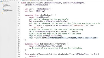 IT1045C - Swift 2.1: Module 3 - Unit Converter - Iteration 2 -  PickerView - II 4/10