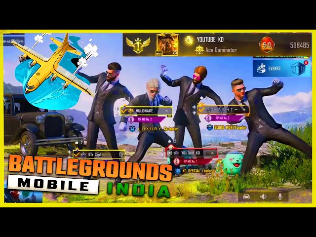 🔥M8 RP WINNERS #1 #2 #3 😮 | 😎 ATTITUDE LOBBY VIDEO 😎| @YOUTUBEKD @BattlegroundsMobile_IN class=