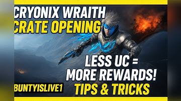 “CRYONIX WRAITH Crate Opening 🔥 Less UC = More Rewards! 😱 Tips & Tricks | BGMI New Crate”