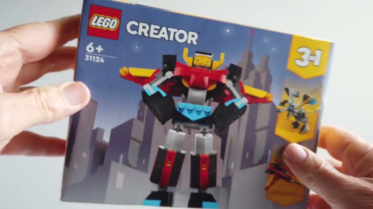 LEGO Creator 3 in 1 Super Robot 31124 Building Kit - YouTube