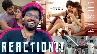 KUSHI Official Trailer | REACTION!! | Vijay Deverakonda | Samantha | Shiva Nirvana | Hesham Abdul