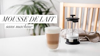 MOUSSE DE LAIT MAISON - sans machine