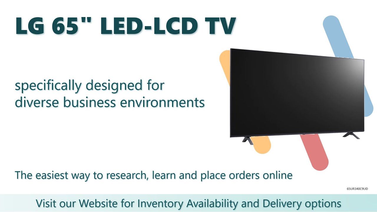 LG 65UR340C9UD | LED-LCD TV | Display - YouTube