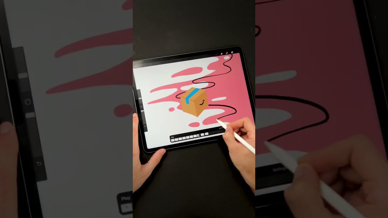 5 Second Amazon Logo Animation Took Me 11 Hours To Make Procreate Logoanimation Amazonprime