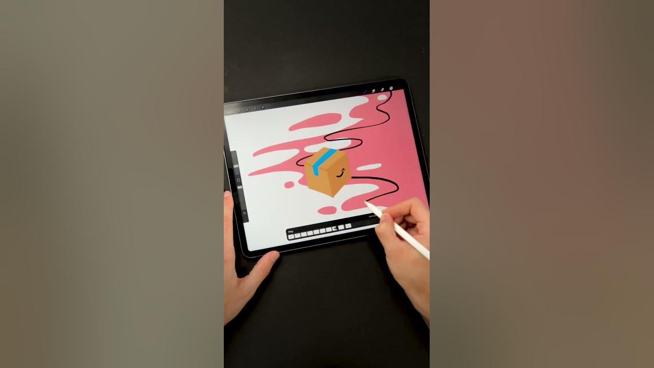 5 second Amazon logo animation took me 11+ hours to make 🤪 #procreate #logoanimation #amazonprime