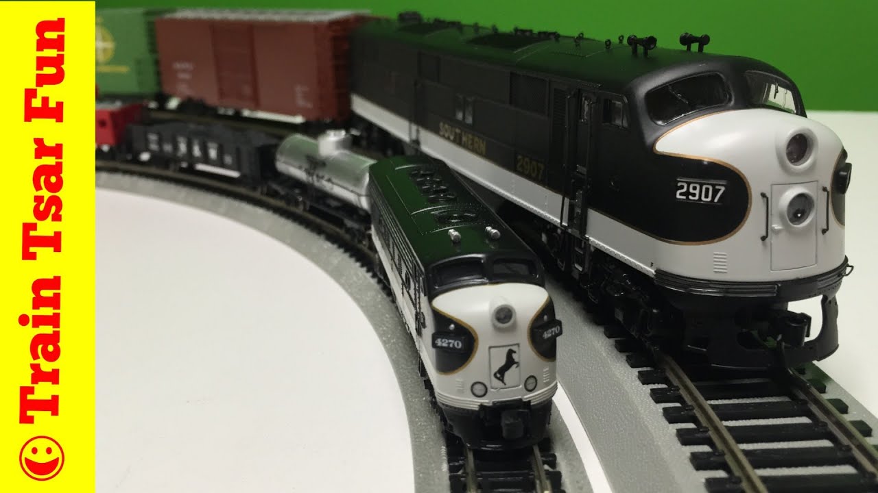 Norfolk Southern The Stallion N Scale Train Set By Bachmann Youtube