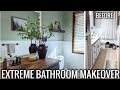 HUGE Bathroom Transformation Under $350! Unbelievable Before &amp; After! @danniraearranged