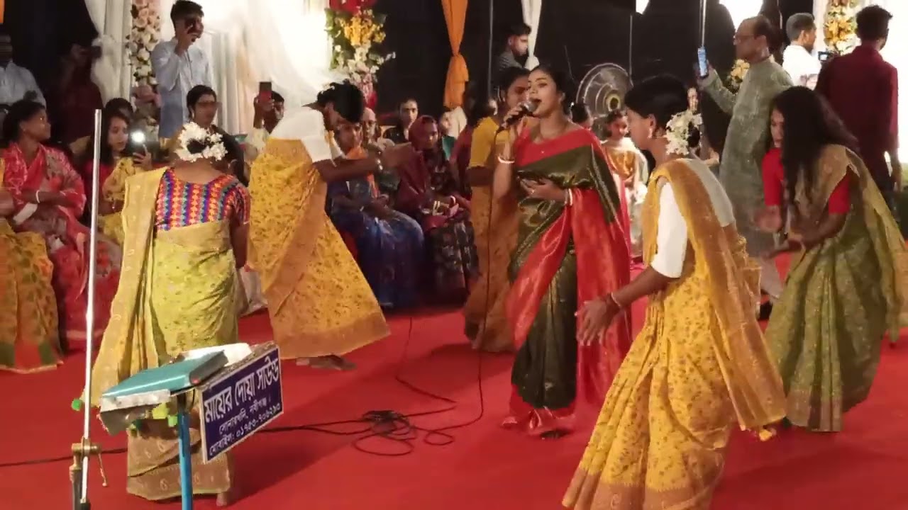 জয়নগর পাল বাড়িত শান্তা দিদির ধামাইল গান