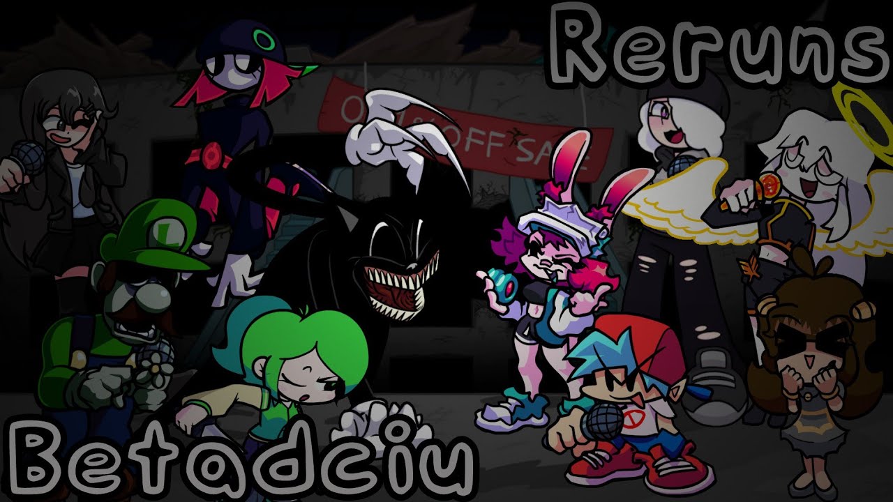 Reruns But Everyone Sings it [FNF] - YouTube