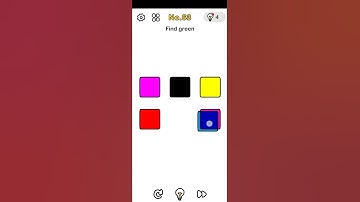 Brain out can you pass it Level 63 Find green 🥗 How to make colour? How to make green colour? wow!