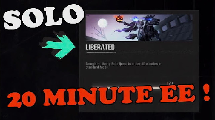 * SOLO * Liberty Falls Easter Egg SPEEDRUN GUIDE on Black Ops 6 Zombies !!!