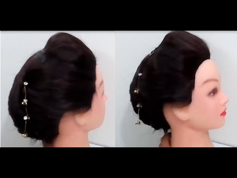 French Twist Hairstyle for Medium Hair - YouTube