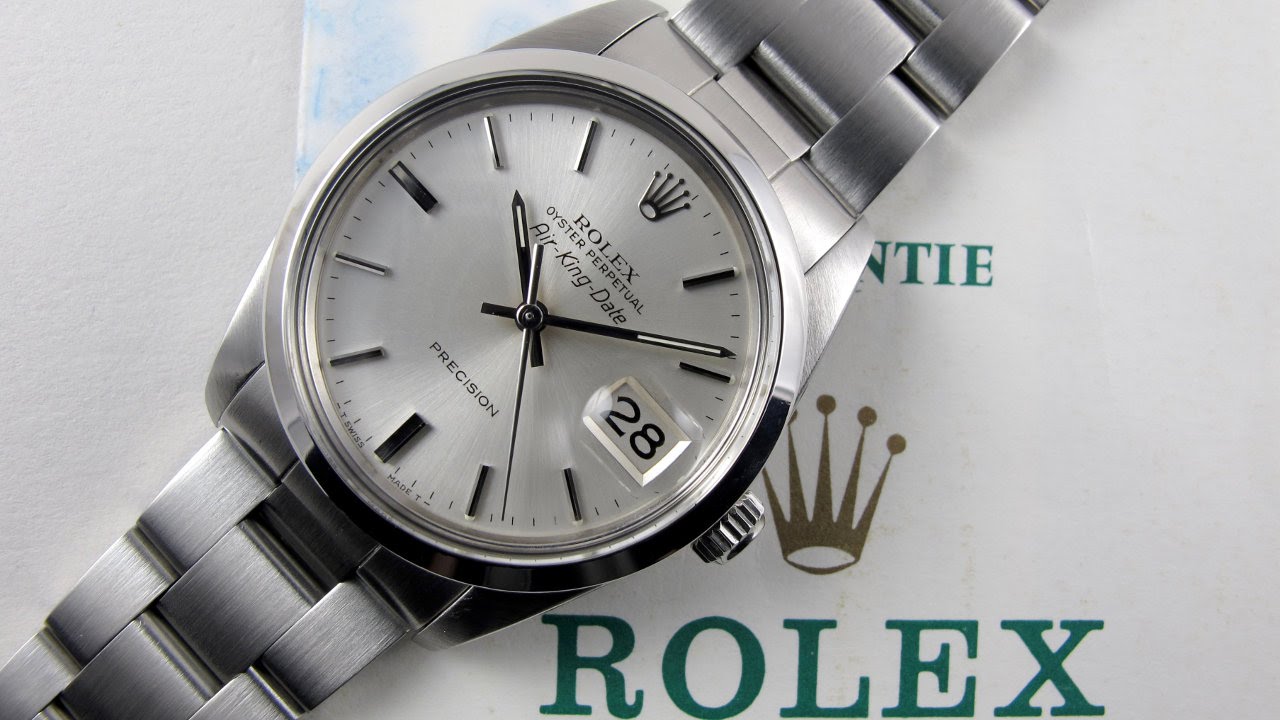Steel Rolex Oyster Perpetual Air-King 