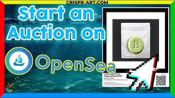 ⛵ How to start an auction on Opensea.io