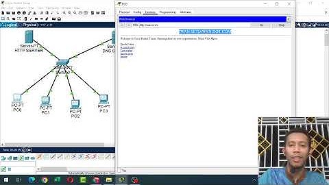 Membuat Jaringan Sederhana | Server HTTP Server DNS | Cisco Packet Tracer