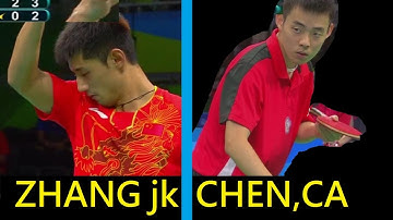 [TT sngl]Chen ChienAn(TPE), Zhang JK Jike game 34 (edit)