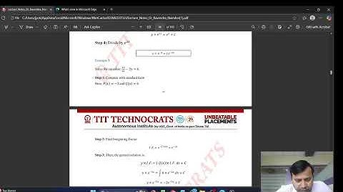 linear differential equations
