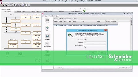 Connecting ION Meters with Advanced Security to Power Monitoring Expert | Schneider Electric Support
