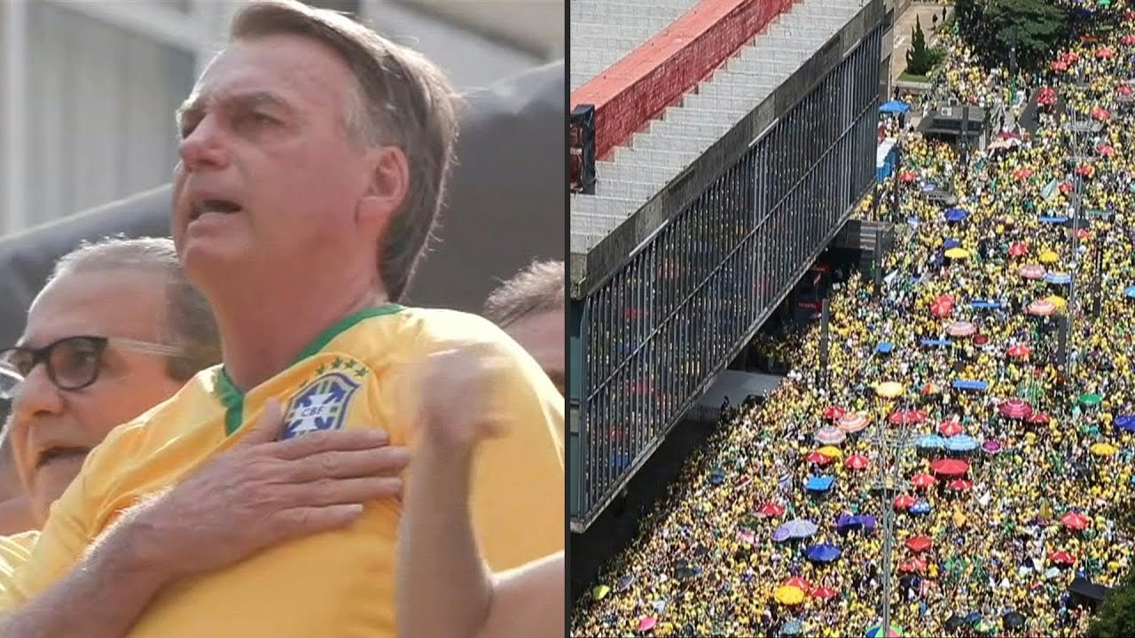 Brasil volta a ter manifestações contra Bolsonaro