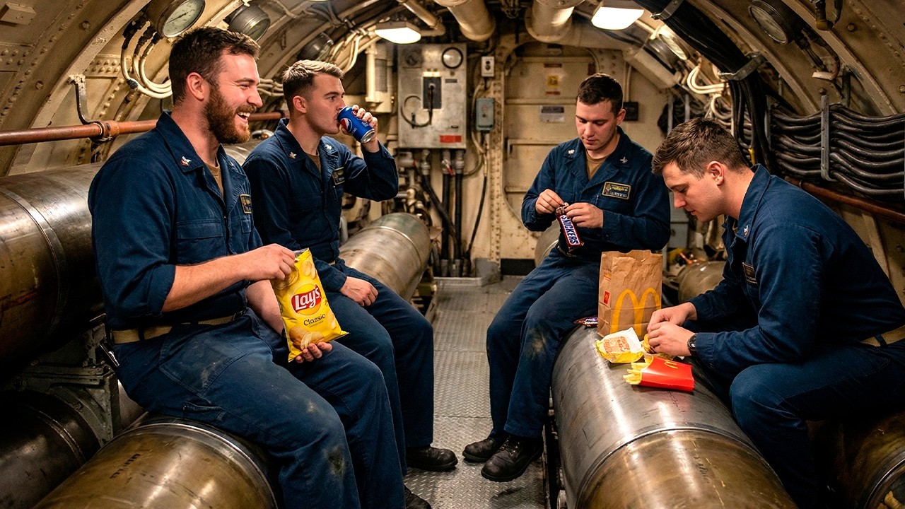 Life Inside US $4 Billion Nuclear Submarine. Inside Kitchen and Sleeping Rooms