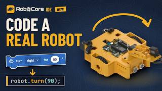 RoboCore IDE: Drag Blocks, Write Real Arduino C++, Run Your Robot