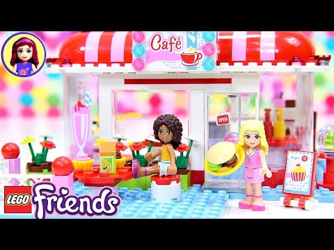 Lego Friends Heartlake Cupcake Café Set Build Review Play - Kids Toys. 