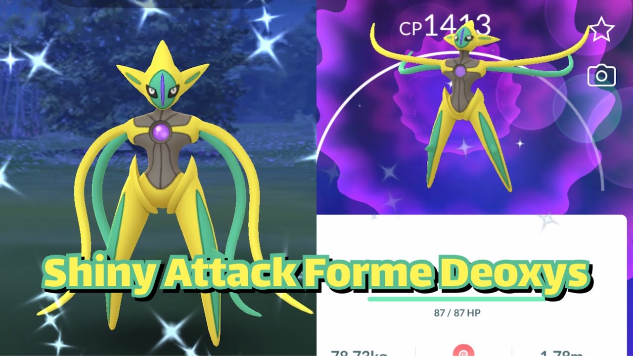 Pokemon shiny deoxys attack