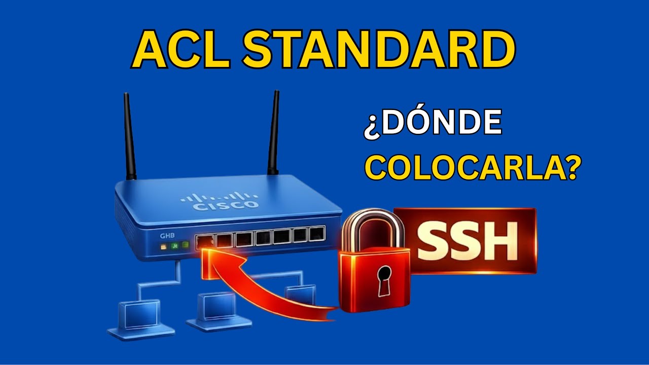 Cómo Configurar ACLs Estándar en Cisco: Paso a Paso | CCNA 200-301 (2026)