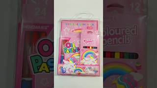 Luxury Unicorn Stationery Set, Colouring Kit, Pencil, Eraser