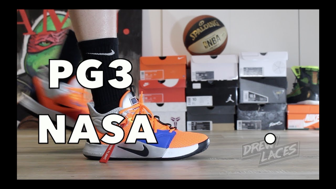 Nike PG 3 NASA on Feet