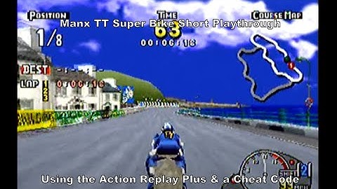 Manx TT Super Bike Short Playthrough using the Sega Saturn