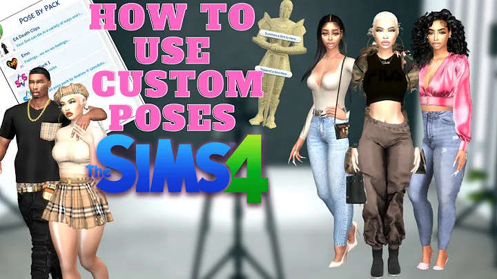 THE SIMS 4 | ANDREW POSE PLAYER | HOW TO USE CUSTO...