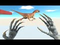 Jump Over Deadly Hands - Animal Revolt Battle Simulator