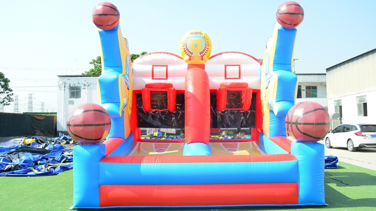 Double Lane Basketball Inflatable Game